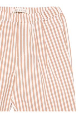 antaloni a righe marrone e bianco ZHOE & TOBIAH KIDS | STZ5340